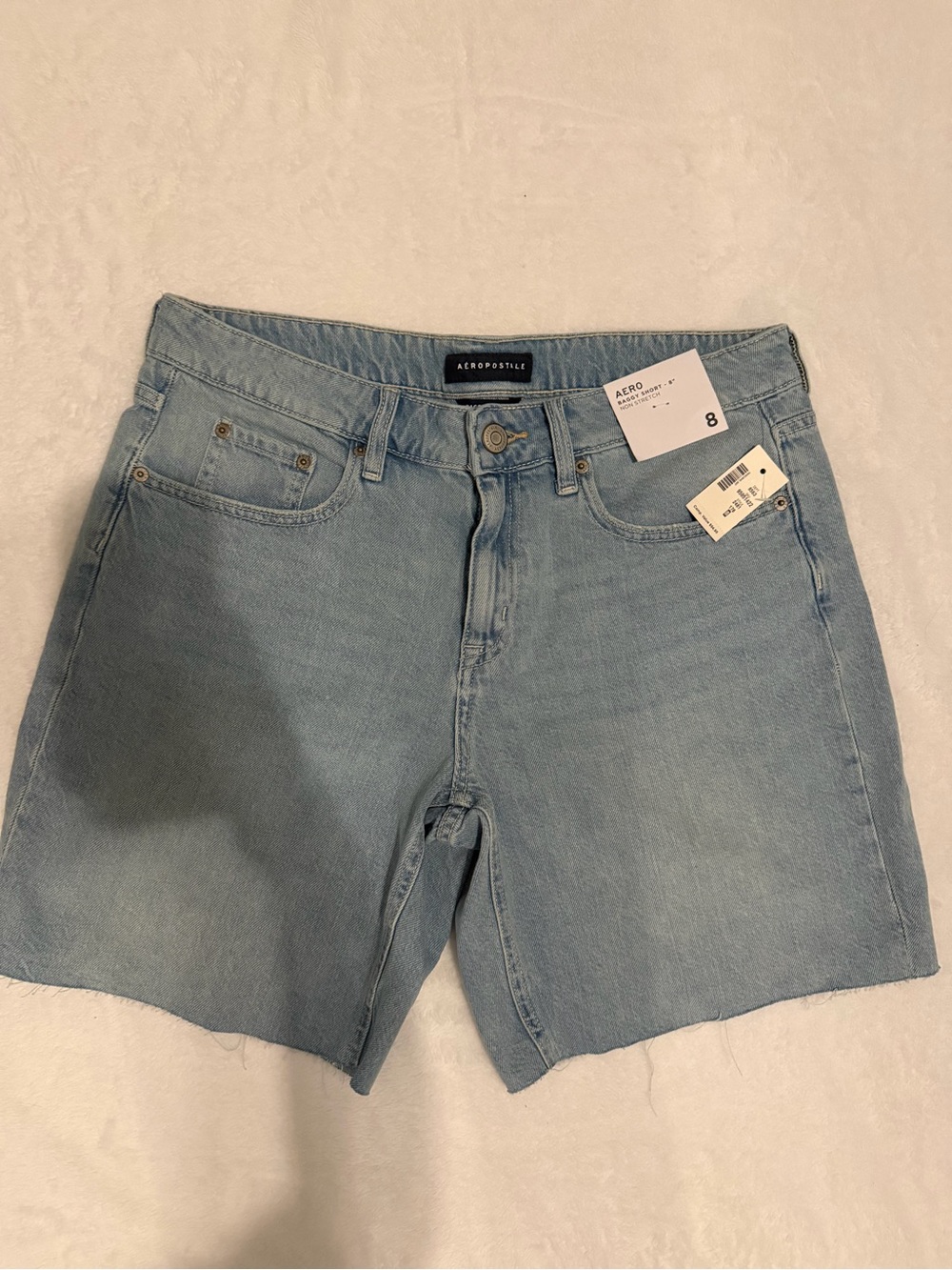 Aeropostale Women's Light Blue Denim Jean Shorts - NWT